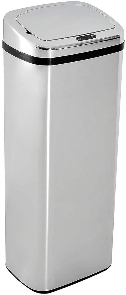 Homcom Mülleimer Automatik mit Sensor Abfalleimer Küche Edelstahl 50/68L Silber (50L) Bild 1