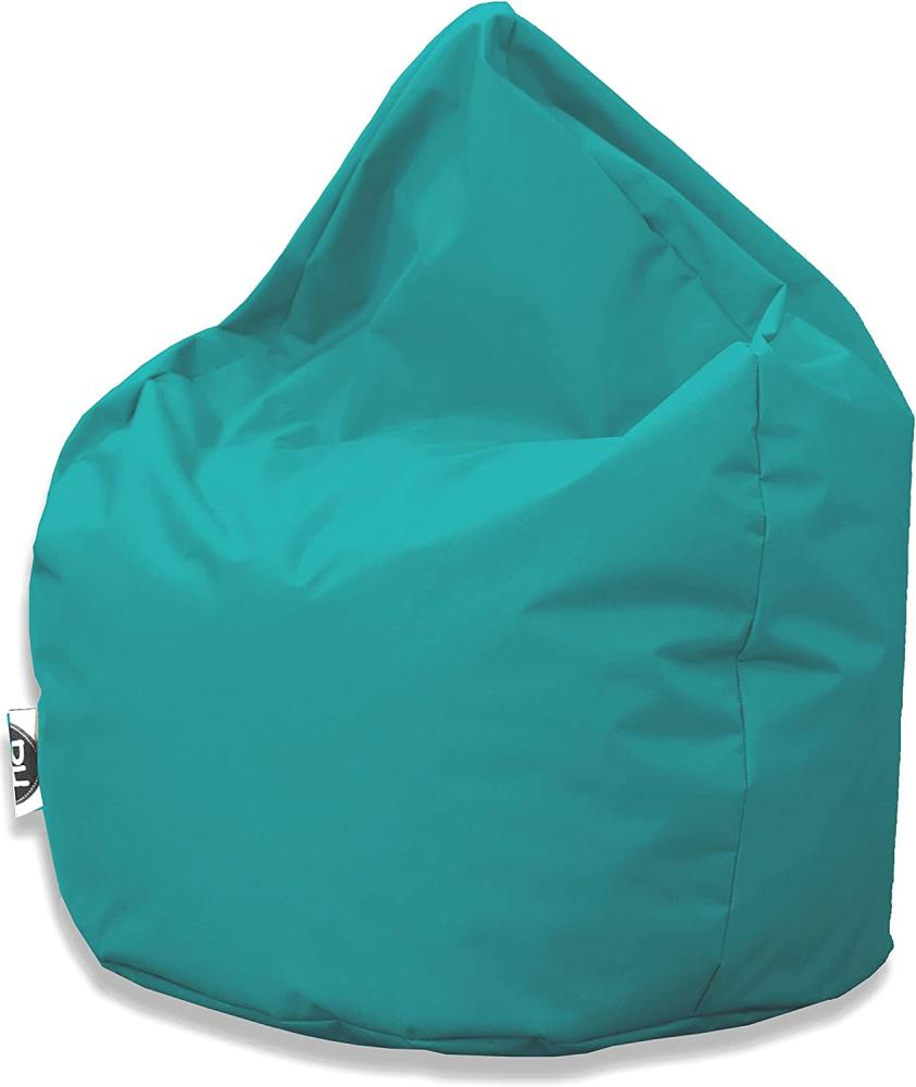 PATCH HOME Patchhome Sitzsack Tropfenform - Türkis für In & Outdoor XXXL 480 Liter - mit Styropor Füllung in 25 versch. Farben und 3 Größen Bild 1