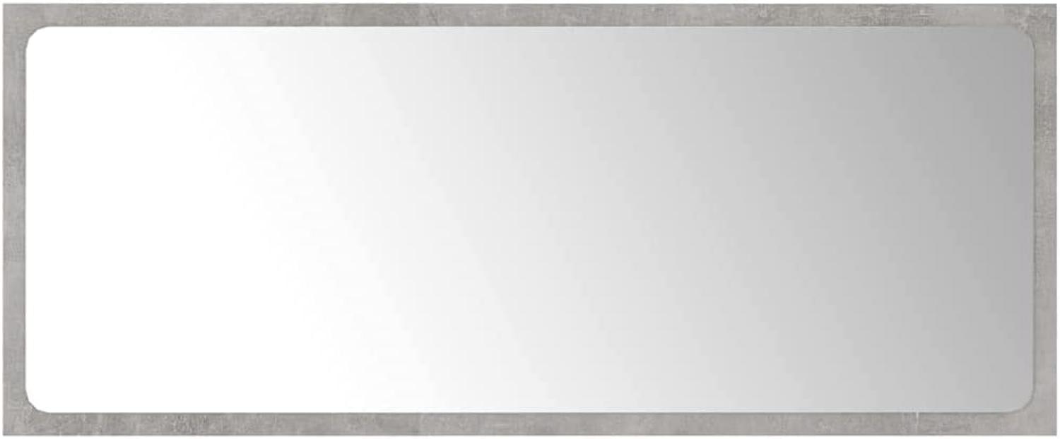 vidaXL Badspiegel Betongrau 90x1,5x37 cm Spanplatte Bild 1