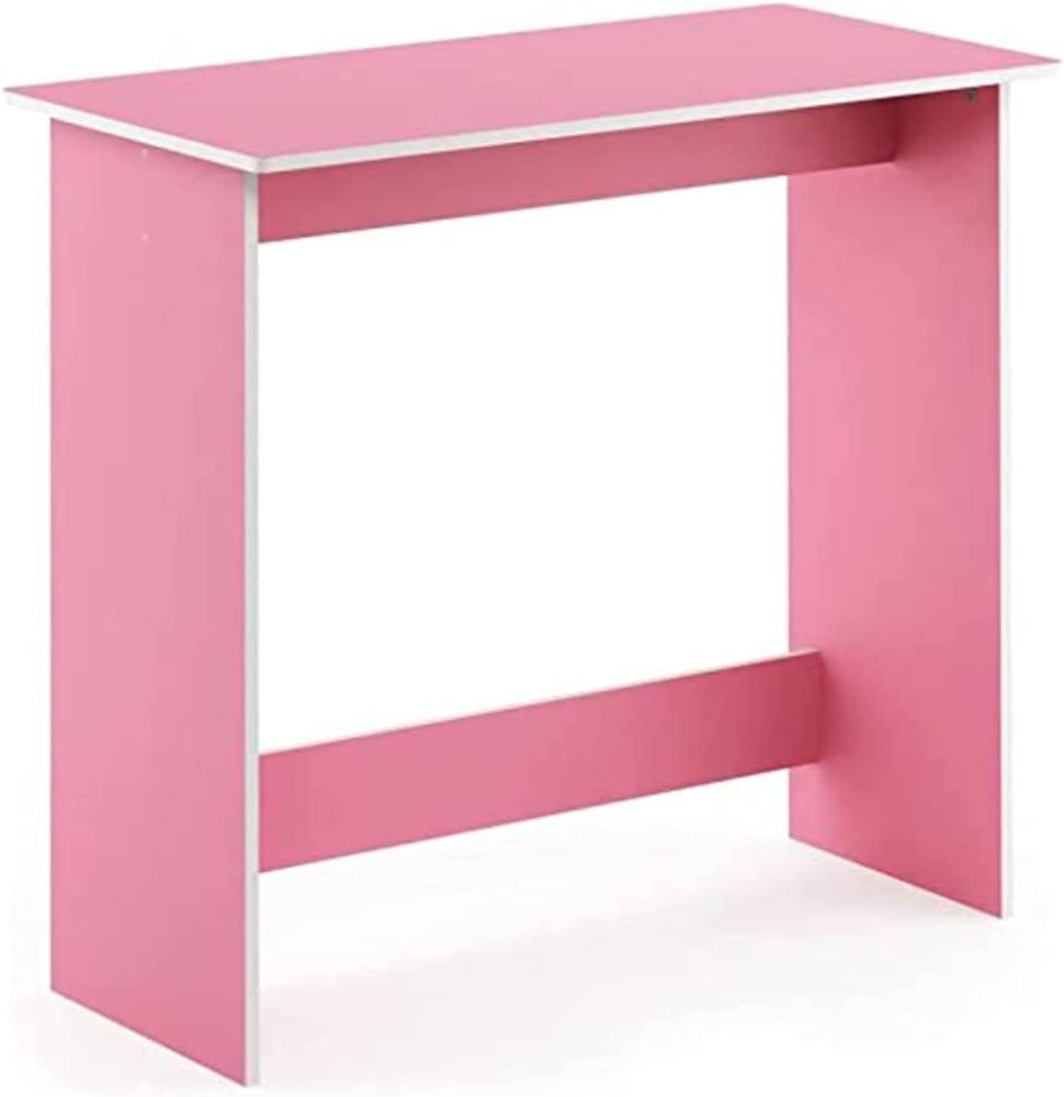 Furinno Simplistic Computertisch/Schreibtisch, Holz, Rosa/Weiß, 39. 37 x 80 x 75. 57 cm Bild 1