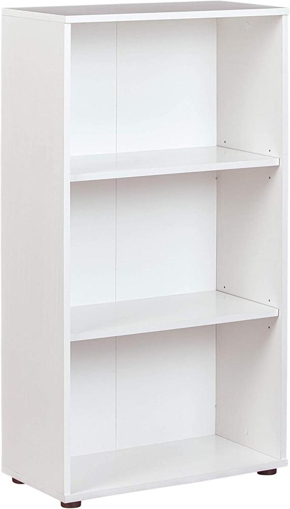 Regal Bücherregal Stauraumregal Arco 2 weiß, 60x110x30cm Bild 1