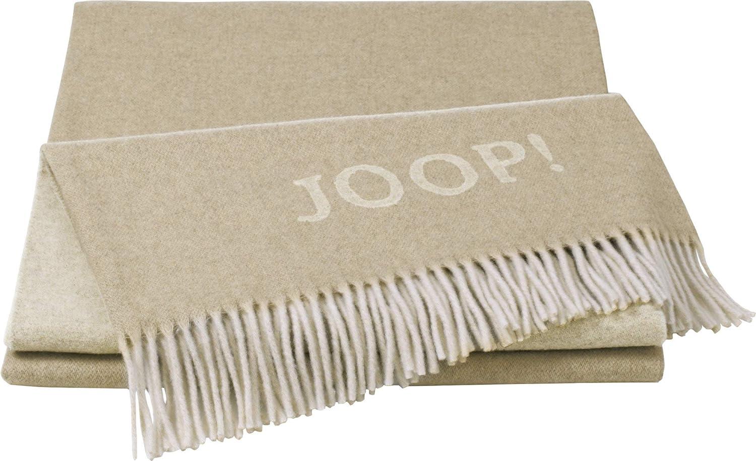 JOOP Doubleface Wohndecke Fine | 130x180 cm | Creme-Natur Bild 1