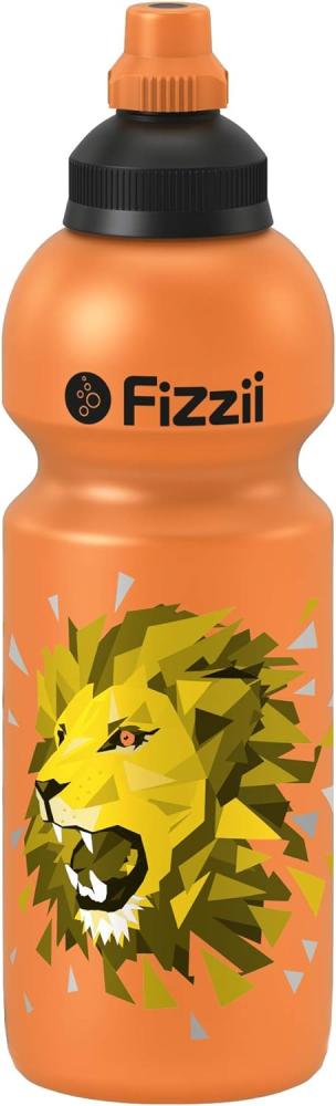 Fizzii Trinkflasche Löwe orange 600 ml. auslaufsicher Bild 1