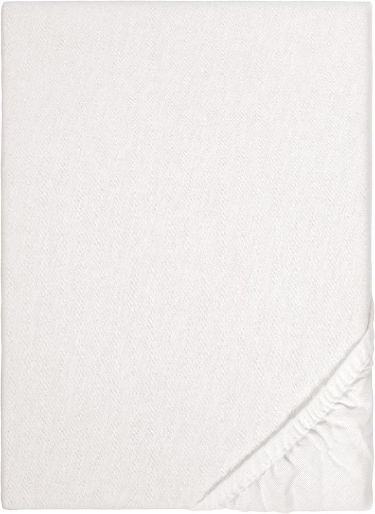 Spannbettlaken Feinbiber 90/190 - 100/200 cm Spannbetttuch Bettlaken Spannlaken Bild 1