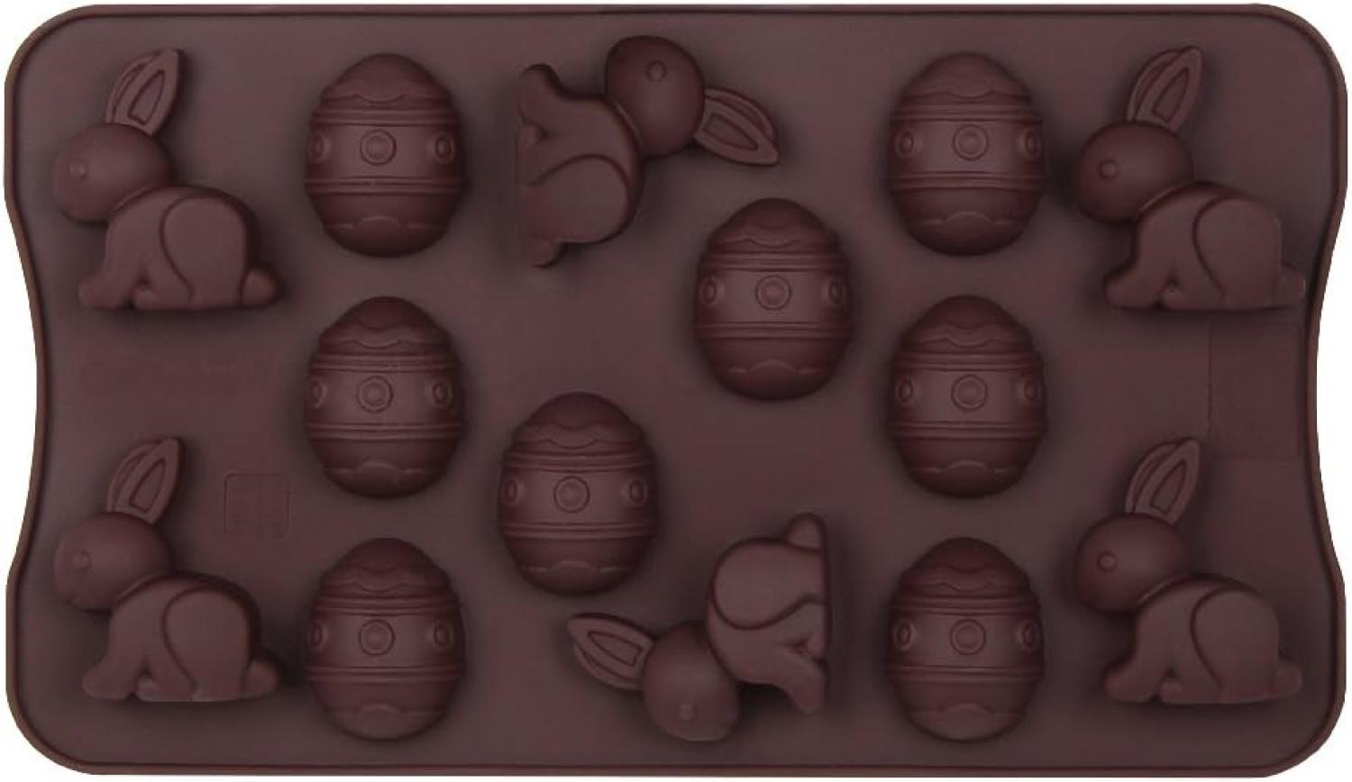 Dr. Oetker - Pralinenform Ostern 2500 Schokoladenform Confiserie Silikon Eier Bild 1