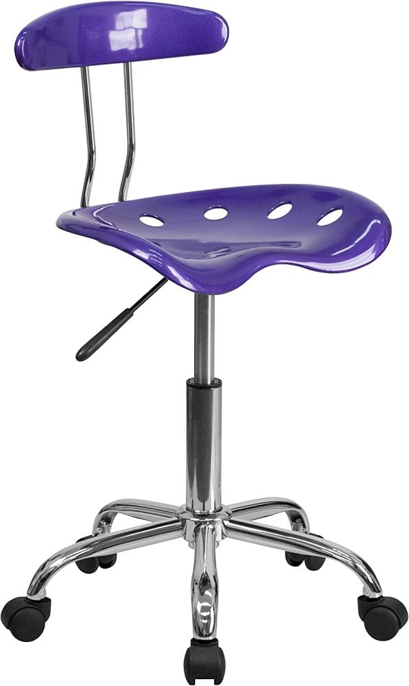 Flash Furniture Bürostuhl, violett, 41. 91 x 43. 18 x 88. 27 cm Bild 1