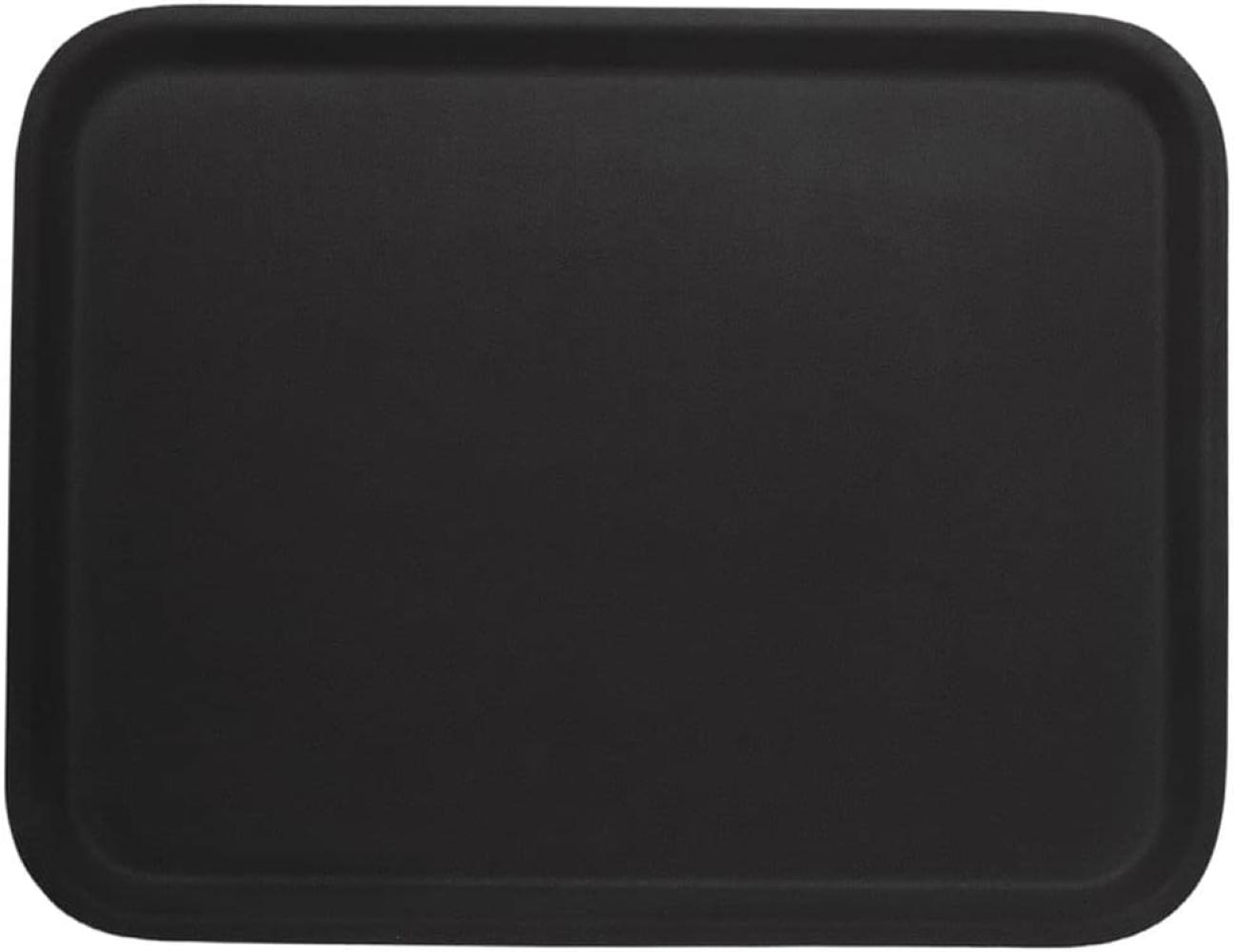 Contacto Tablett, rechteckig,rutschhemmend 61 x 43 cm, schwarz Bild 1