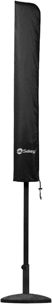 Sekey® Schutzhülle für Ø 200 cm / 200 cm × 150 cm / 200 cm × 125 cm Sonnenschirm, Abdeckhauben für Sonnenschirm,100% Polyester Bild 1