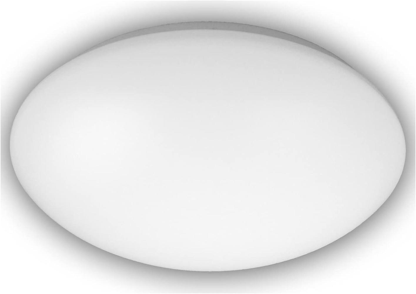 LED Deckenleuchte / Deckenschale rund, Kunststoff opalweiß, Ø 29 cm Bild 1