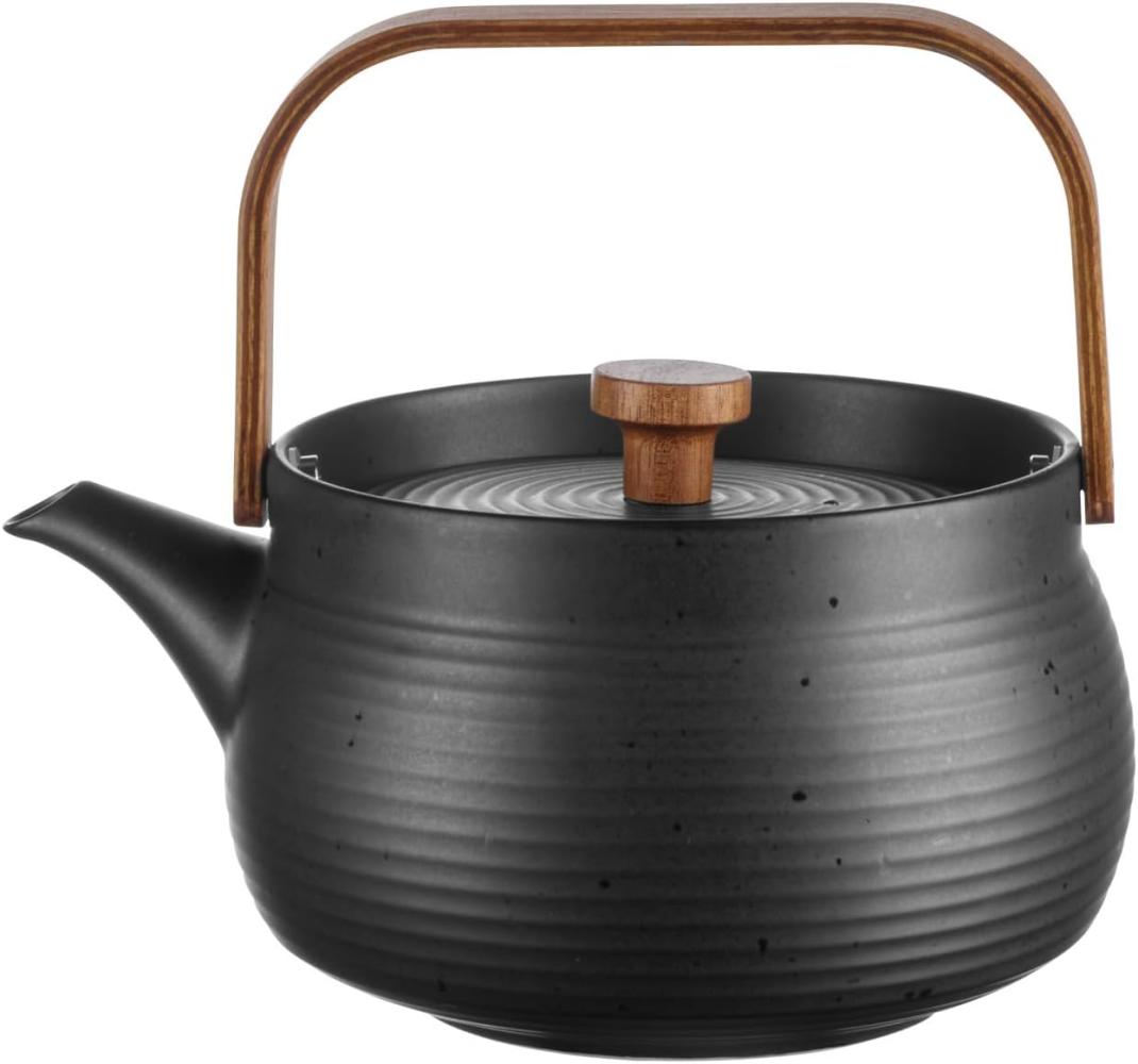 ASA kitchen'art Teekanne mit Holzgriff black 0,6l Bild 1