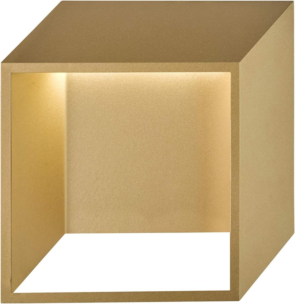 LED Wandleuchte, Down Strahler, gold, L 25 cm Bild 1