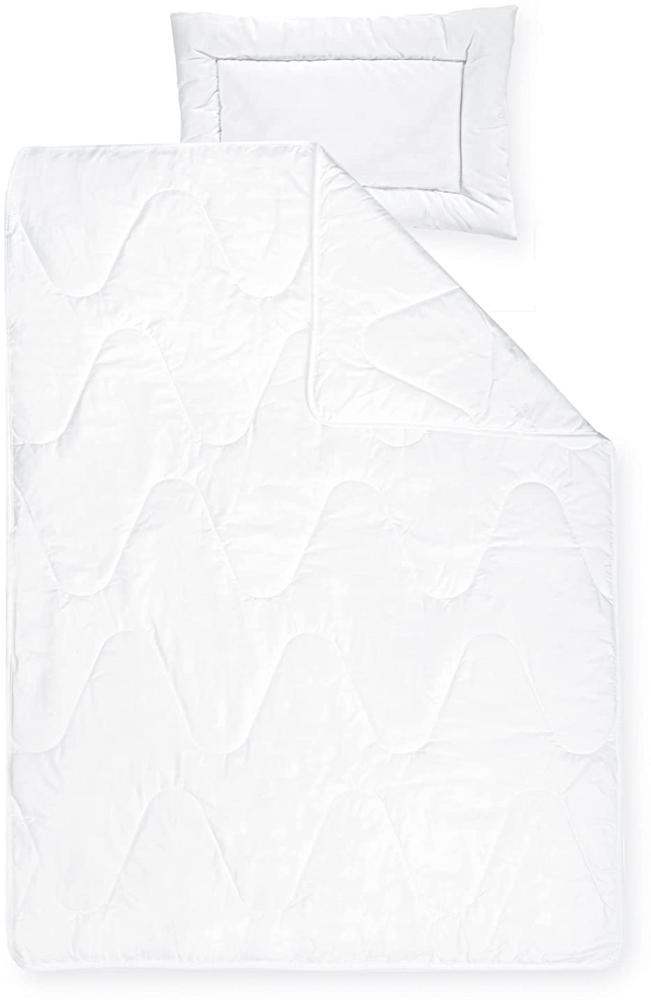 Julius Zöllner Kindersteppbett-Set Sommertraum, Decke mit Kissen, Thinsulate Lite Loft, Standard 100 by OEKO-TEX, Größe 100x135 cm + 40x60 cm Bild 1