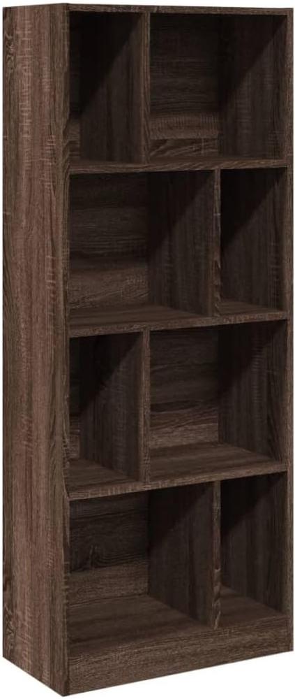 Bücherregal Braun Eichen-Optik 57x28,5x141 cm Holzwerkstoff 848002 Bild 1