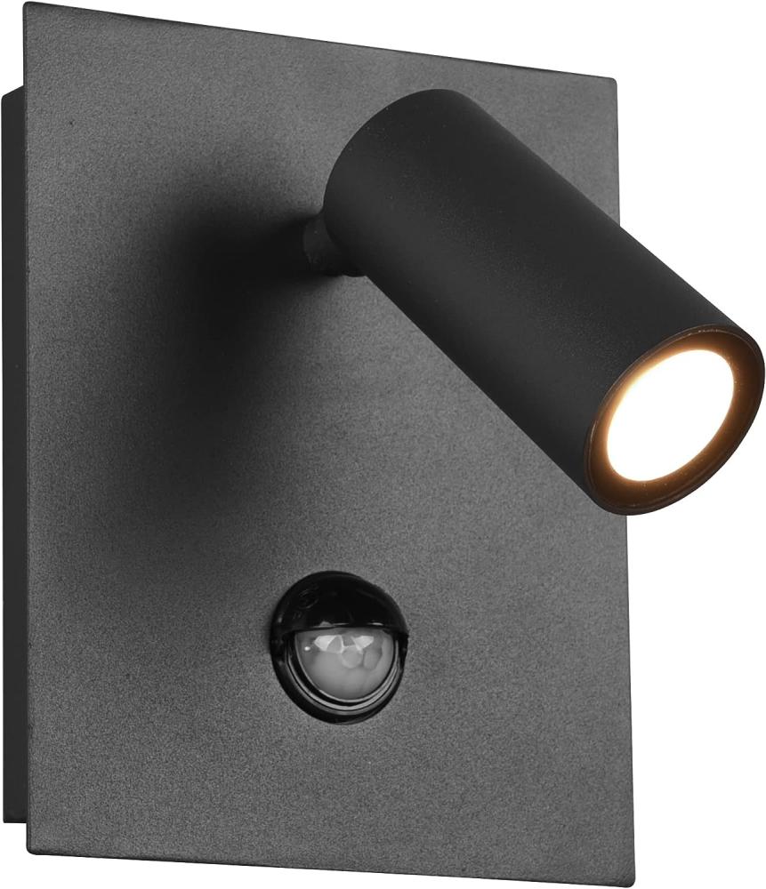 LED Außenwandleuchte TUNGA 1-flammig mit Bewegungsmelder, Anthrazit Bild 1