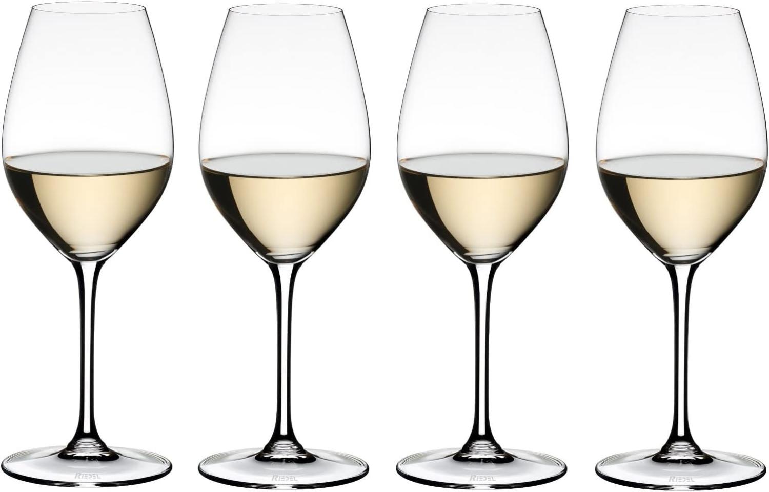 Riedel Wine Friendly White Wine / Champagne 003, 4er Set, Weinglas, Champagnerglas, Weißwein Glas, Kristallglas, 440 ml, 6422-04-3 Bild 1