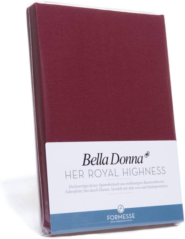 Formesse Bella-Donna Jersey Spannbettlaken | 200x220 - 200x240 cm | rot Bild 1