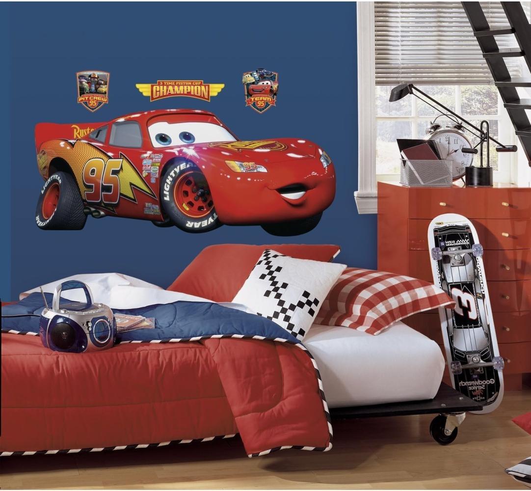 wandaufkleber Lightning McQueen Vinyl 4 Stück Bild 1