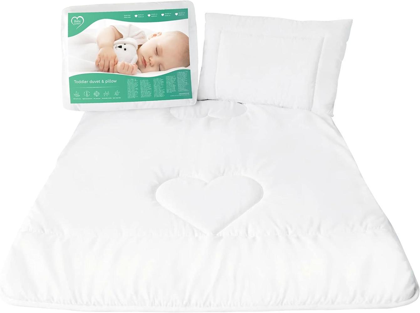 Anti-Allergie Bettwäsche-Set aus Bettbezug und Kissen, 150 x 120 cm, für Kleinkinder Bild 1