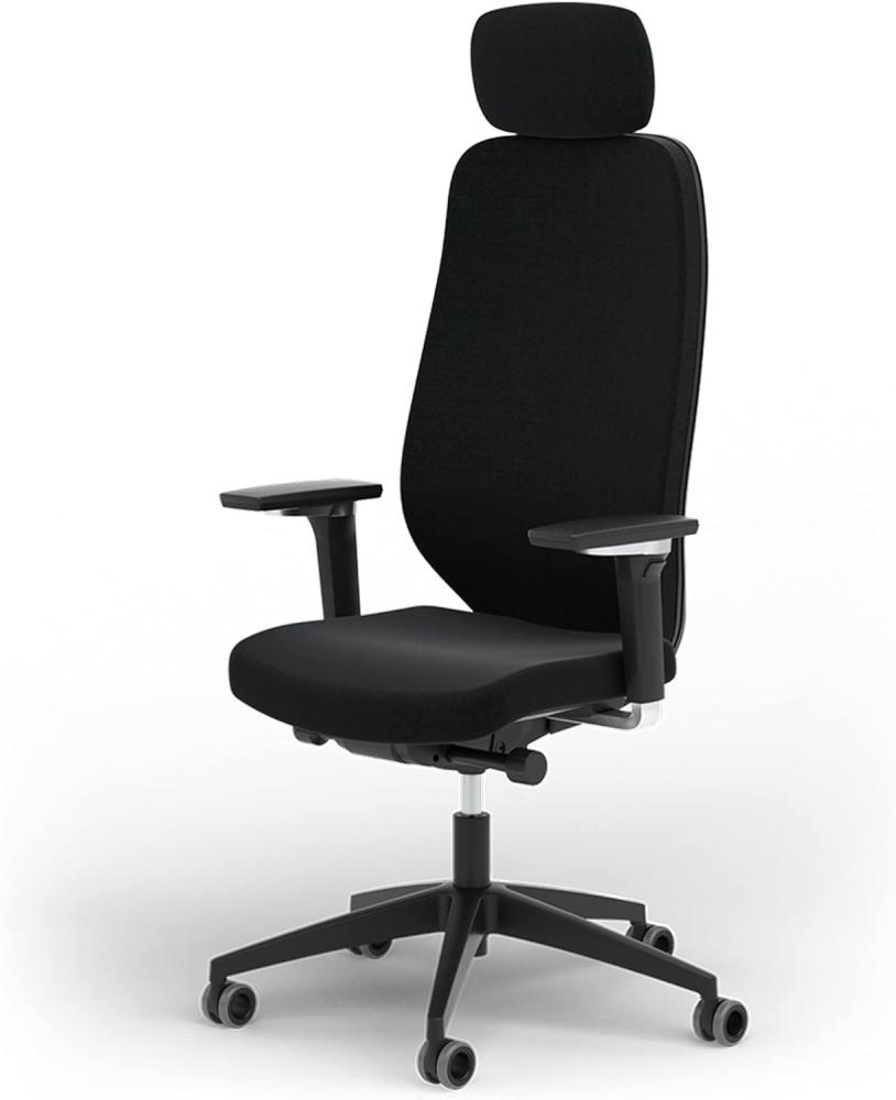 Ergotopia® MasterBack Pro ergonomischer Bürostuhl mit 3D Neigungsmechanik - Premium Schreibtischstuhl Made in Germany mit Lordosenstütze, Synchronmechanik & verstellbaren 5D Armlehnen Bild 1