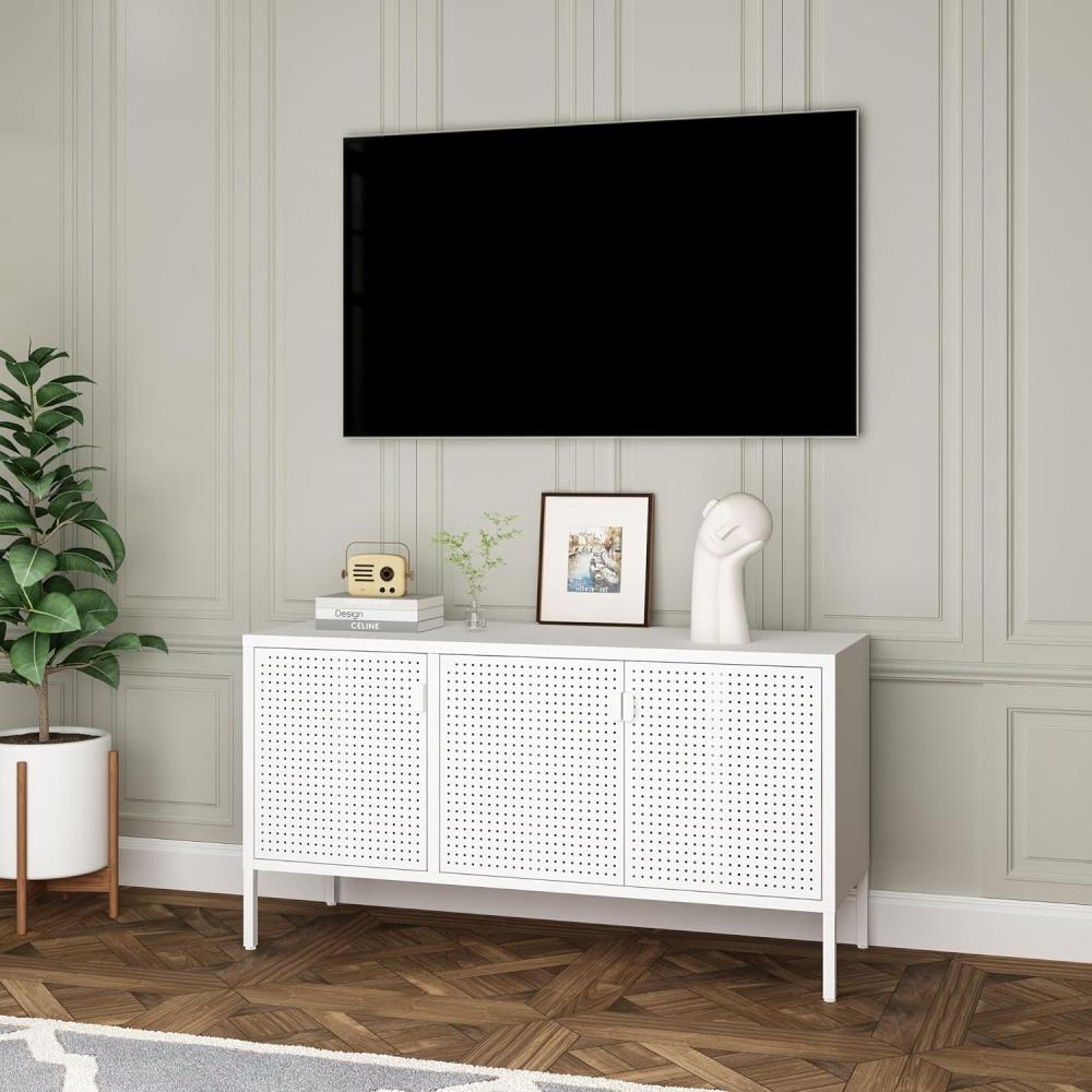 Fernsehschrank Castelli 114 x 40 x 60 cm Stahl [en. casa] Bild 1