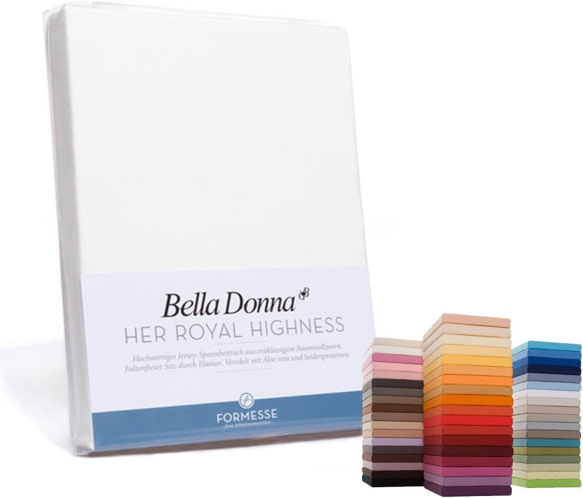 Formesse Bella-Donna Jersey Spannbettlaken | 90x190 - 100x220 cm | champignon Bild 1