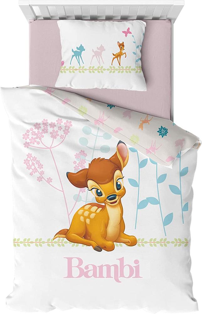 Disney Bambi Bettwäsche Babybettwäsche 100 x 135 cm Bild 1