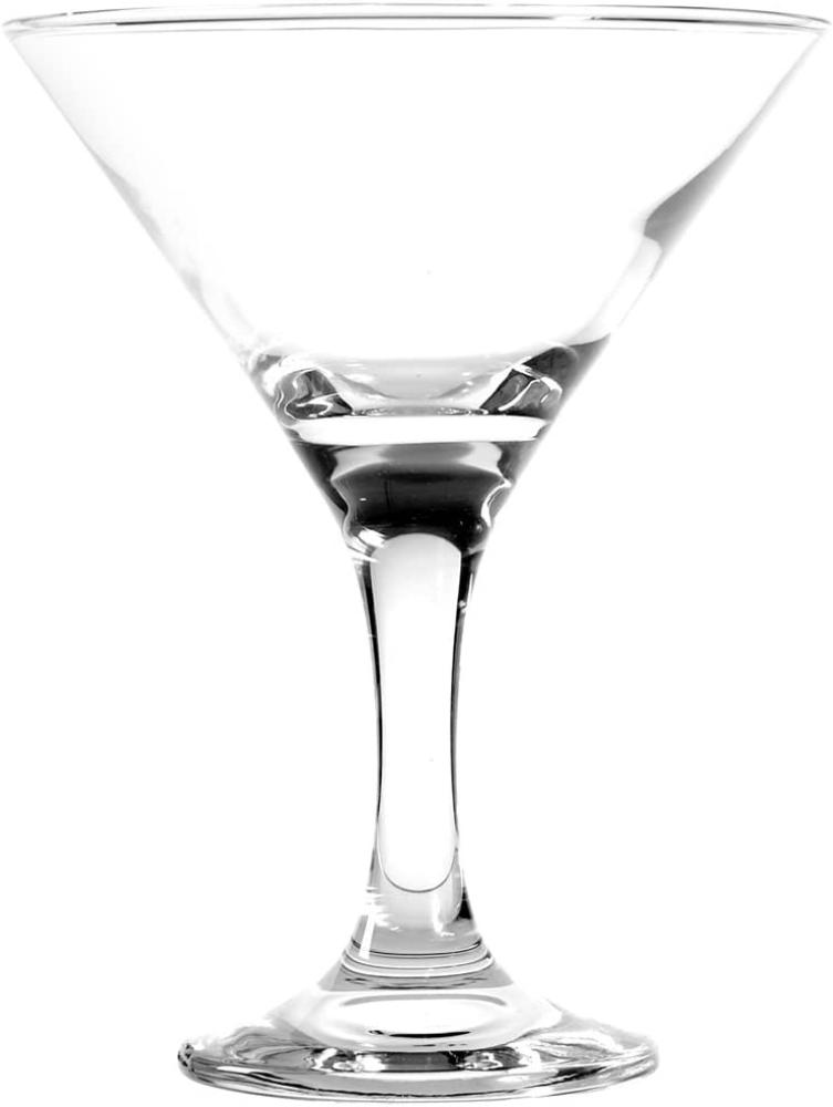 Pasabahce Bistro Set Kelche für Martini, Glas, Transparent, 15 cl, 12 Stück Bild 1