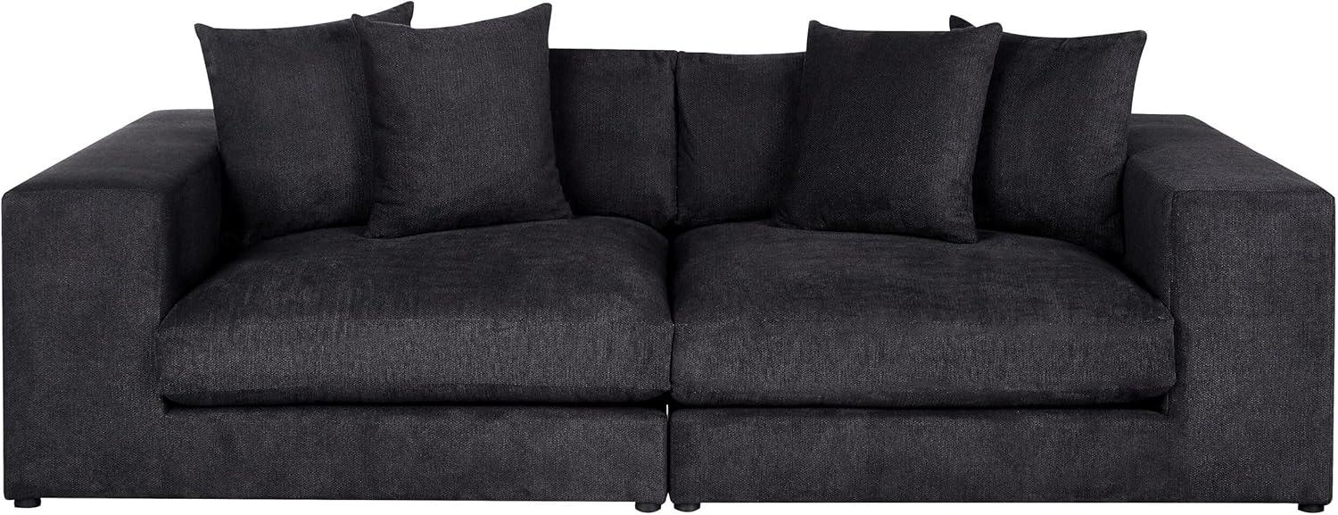 3-Sitzer Sofa schwarz mit Kissen GLORVIKA II Bild 1