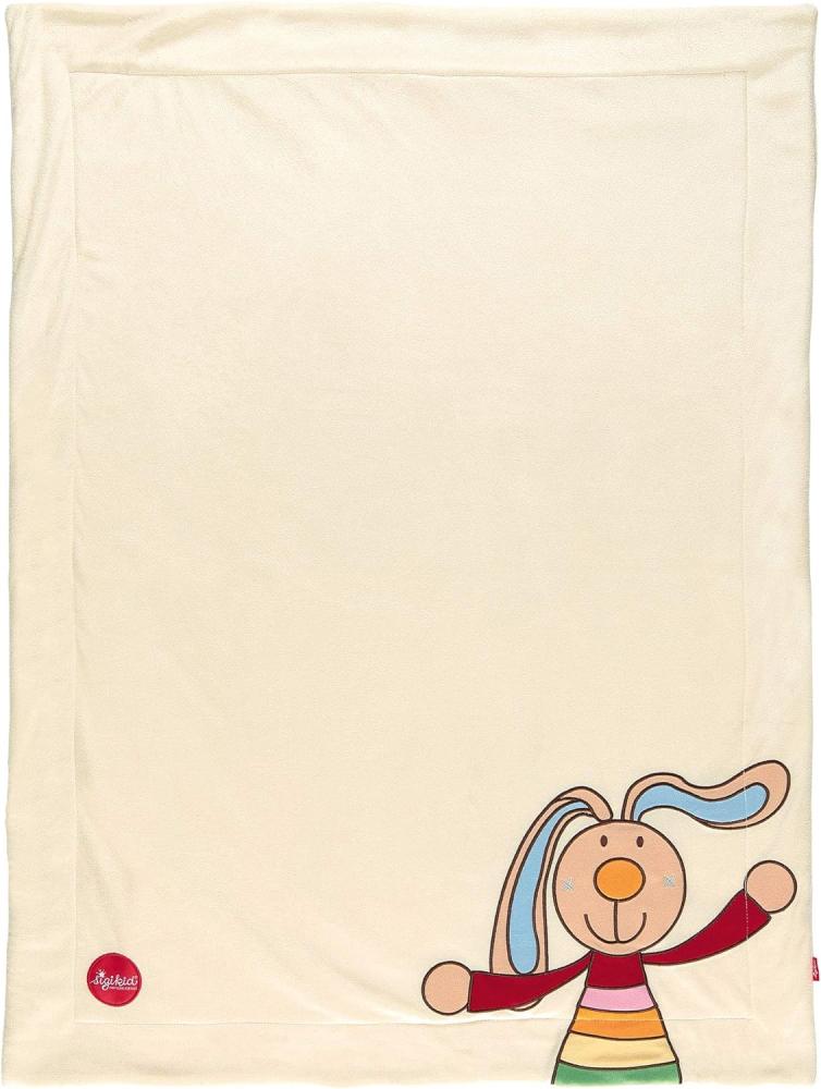 Sigikid 'Rainbow Rabbit' Kuscheldecke beige, 75x100 cm Bild 1