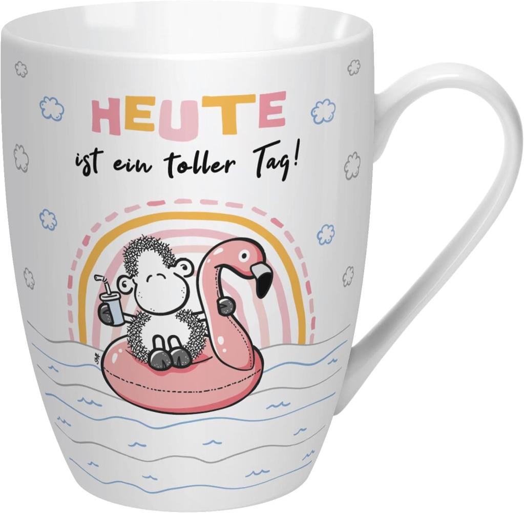 Sheepworld Tasse mit Spruch "Heute ist ein toller Tag" | Kaffeetasse, Porzellan, 30 cl | Sheepworld Lieblingstasse, Geschenk, Geburtstagsgeschenk | 59610 Bild 1