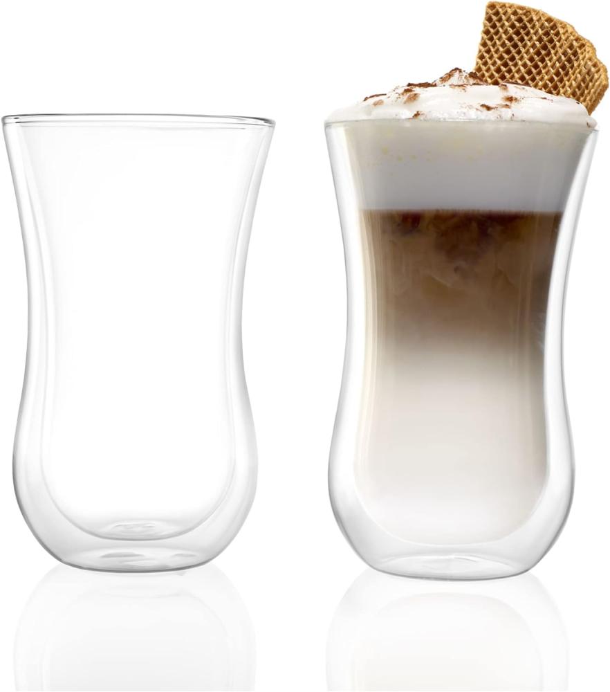 Stölzle Lausitz COFFEE ´N MORE Thermoglas 330 ml XL 2er Set - A Bild 1