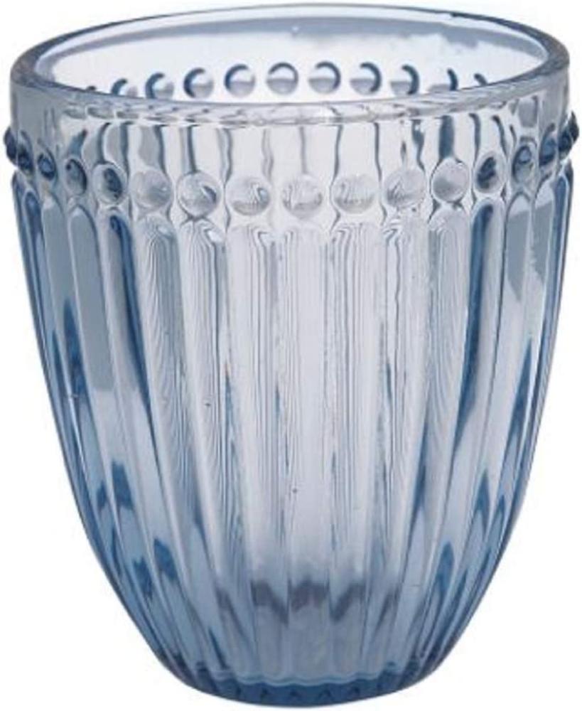 Greengate Wasserglas Alice Blue Glas Bild 1