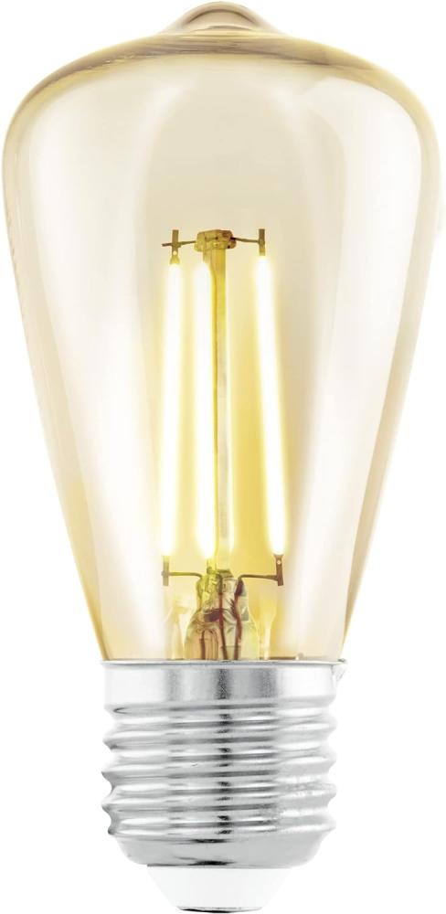 Eglo 110054 LED Filament Leuchtmittel E27 L:10cm Ø:4. 8cm 2200K, 270l, amber Bild 1