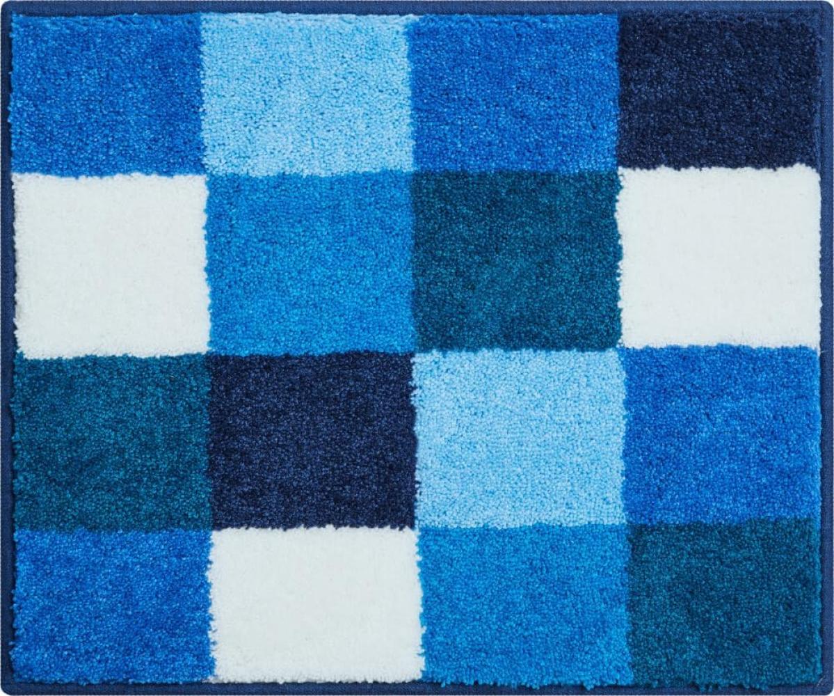 GRUND BONA Badematte 50 x 60 cm Blau Bild 1