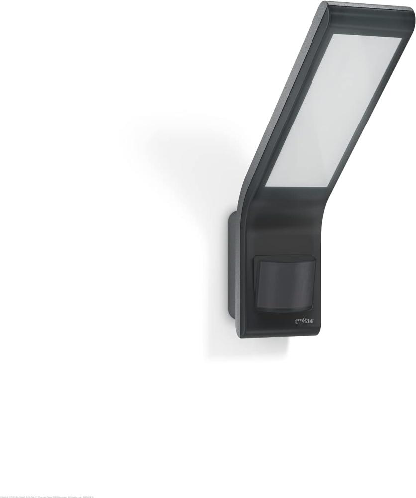 Steinel LED-Außenstrahler XLED slim S anthrazit, 160° Infrarot-Sensor, 648 lm, 7,2 W, 3000 K warmweiß Bild 1