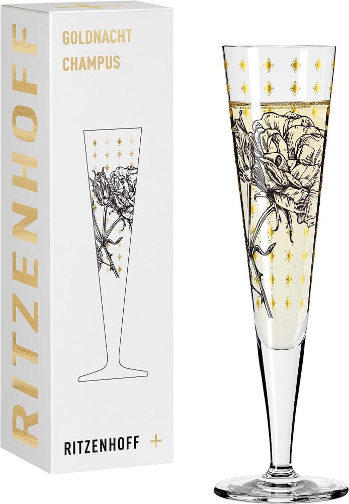 Ritzenhoff 1071030 Champagnerglas #30 GOLDNACHT Lisa Hofgärtner 2023 in Geschenkbox Bild 1
