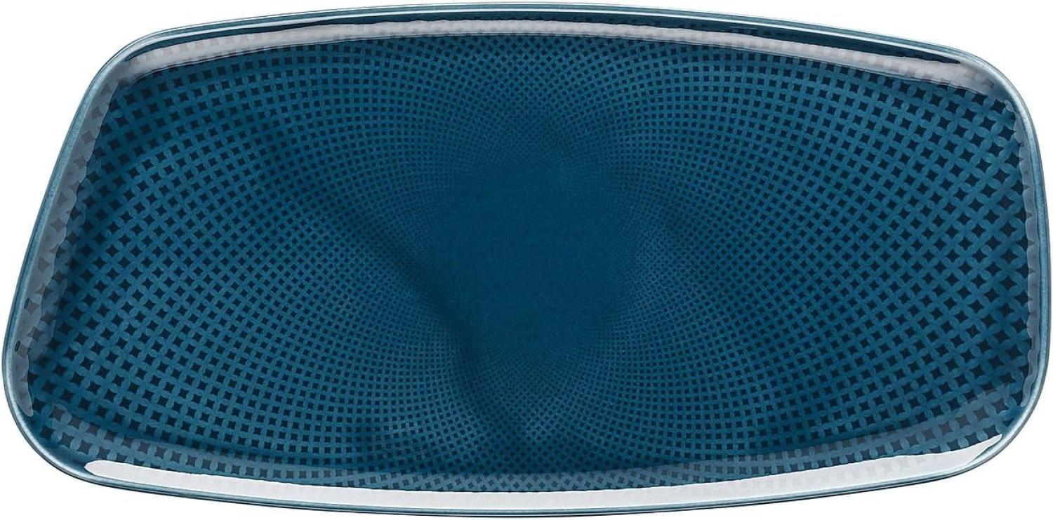 Platte 30x15 cm Junto Ocean Blue Rosenthal Servierplatte - Mikrowelle geeignet, Spülmaschinenfest Bild 1