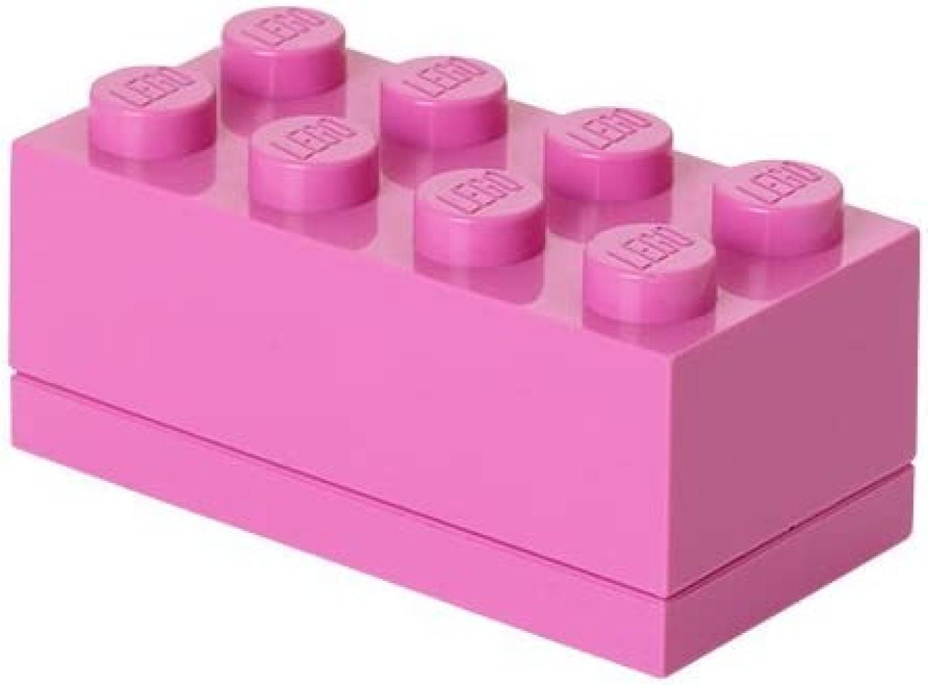 Lego 'Storage Brick' 8 Noppen 4,6 x 9,2 cm Polypropylen rosa Bild 1