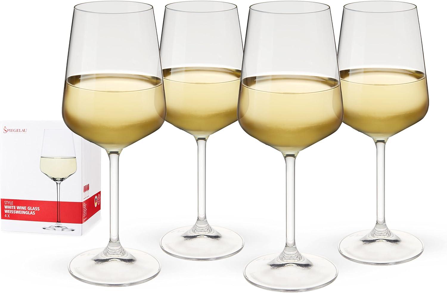 Spiegelau Style Weißweinglas, 4er Set, Weinglas, Weißweinkelch, Weinkelch, Kristallglas, 440 ml, 4670182 Bild 1
