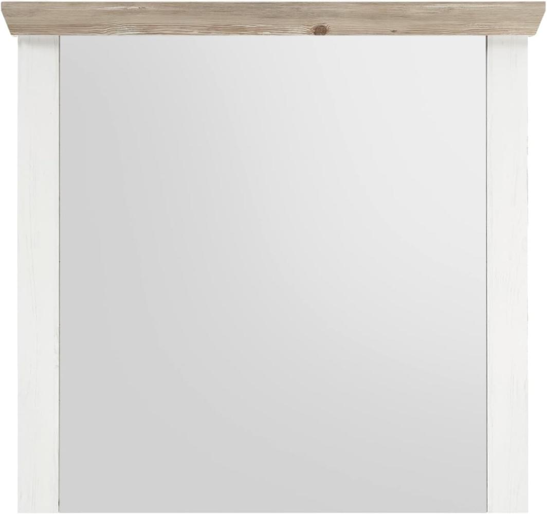 Garderobenspiegel Rovola in Pinie weiß 107 x 110 cm Bild 1