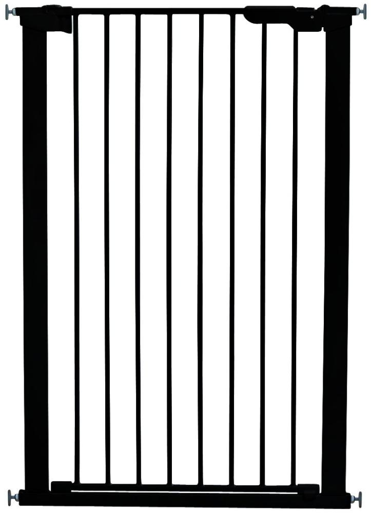 BabyDan Türschutzgitter, extrahoch, Befestigung durch Druck, Anzeige für korrekten Halt (schwarz) Bild 1