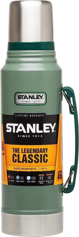 Stanley Isolierflasche Classic Vakuum 1 Liter grün Bild 1