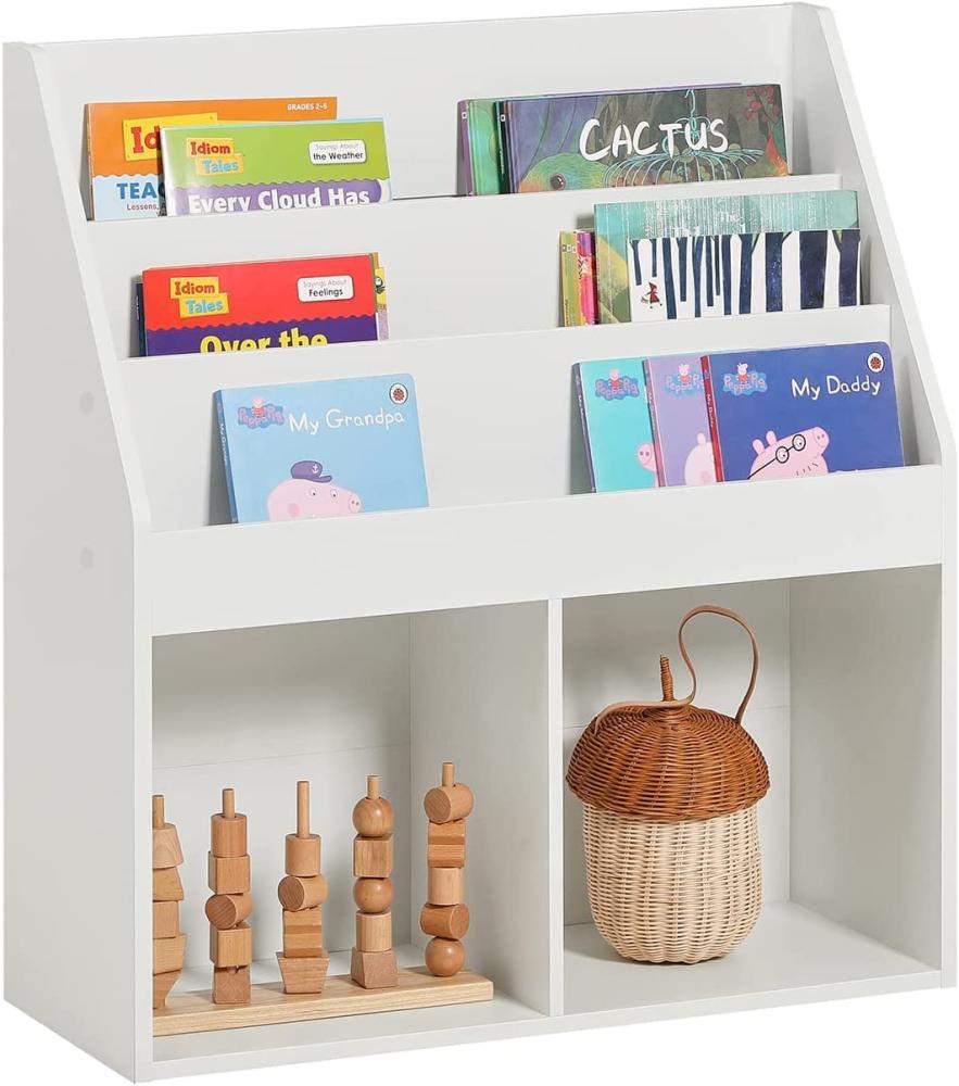 SoBuy Bücherregal für Kinder weiß Bild 1