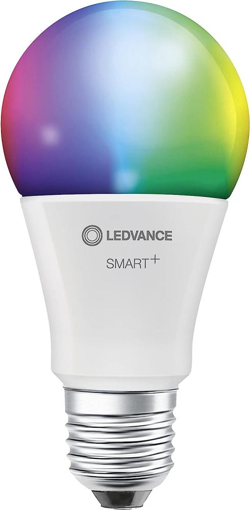 LEDVANCE Smarte LED-Lampe mit WiFi-Technologie für E27-Sockel, matte Optik ,RGBW-Farben änderbar, Lichtfarbe änderbar (2700K-6500K), 1055 Lumen, Ersatz für herkömmliche 75W-Leuchtmittel, 3-er Pack Bild 1