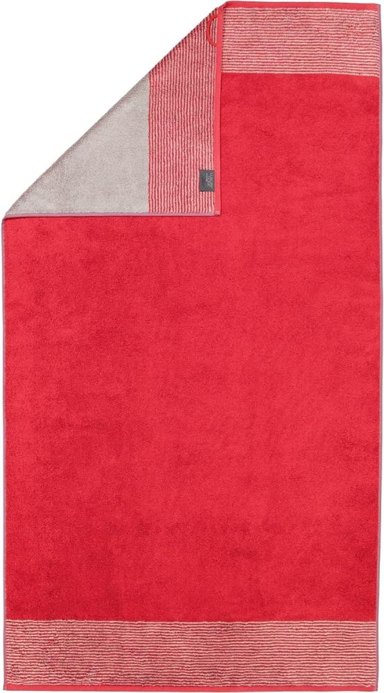Cawö Handtuch Two-Tone | Duschtuch 80x150 cm | bordeaux Bild 1