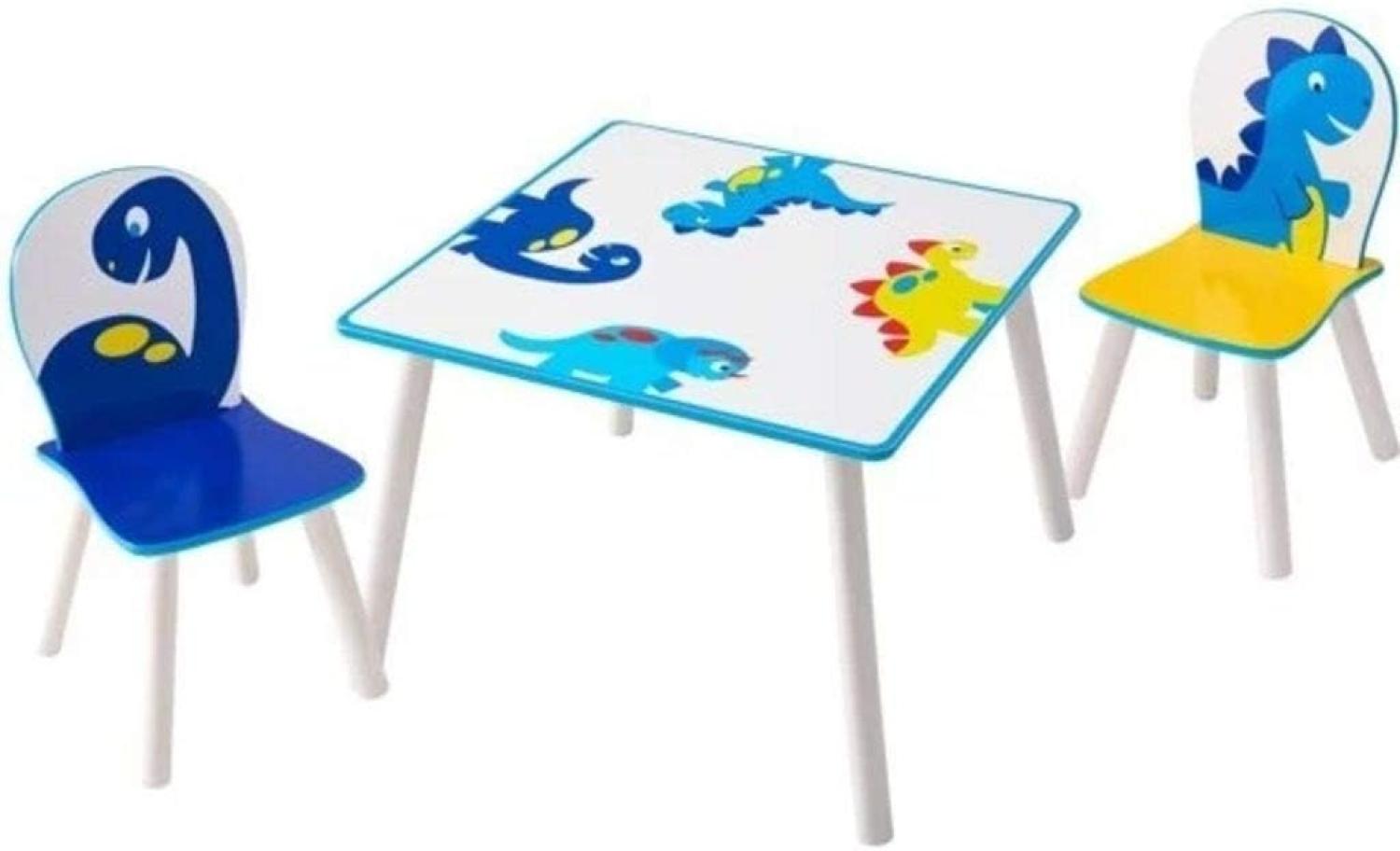 Worlds Apart 3-tlg. Tisch und Stühle Set Dinosaurier Bild 1