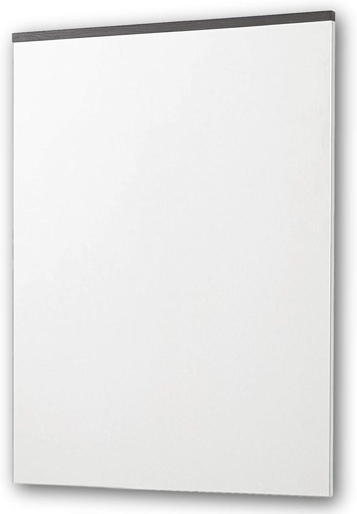 Wandspiegel RENO Garderobenspiegel weiß und grau 65x84 Bild 1