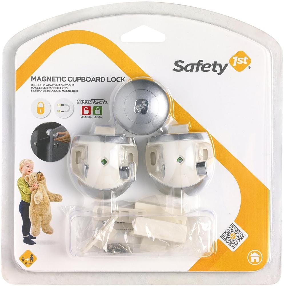 Safety 1st 33110024 Magnetschloss - unsichtbare Sicherung für Schranktüren Bild 1