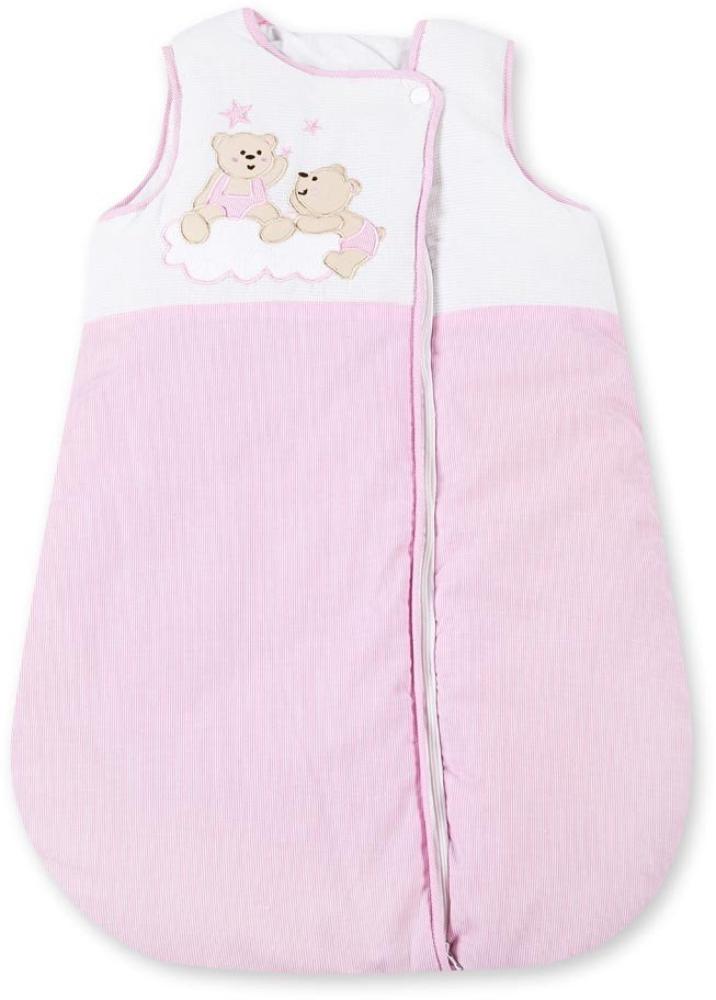 Mixibaby Baby Schlafsack Winterschlafsack/Sommerschlafsack für Jungen und Mädchen 70cm, Modelle:Joy Rosa Bild 1