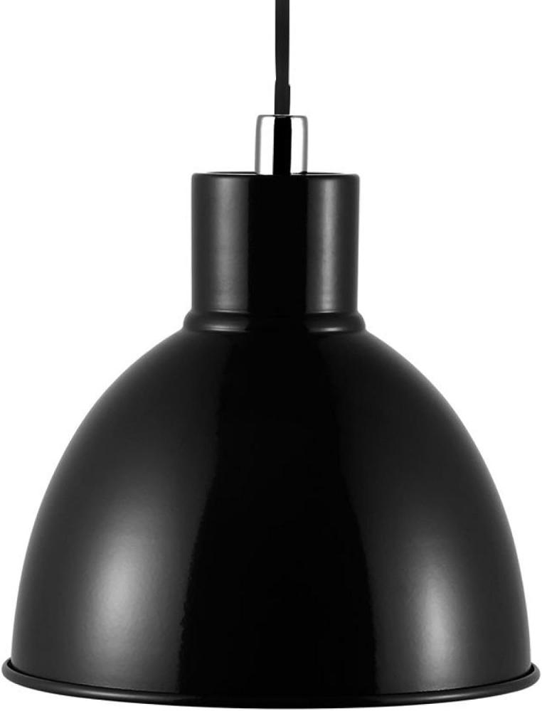 Nordlux Pop Pendelleuchte E27, 21,5cm rund, schwarz Bild 1